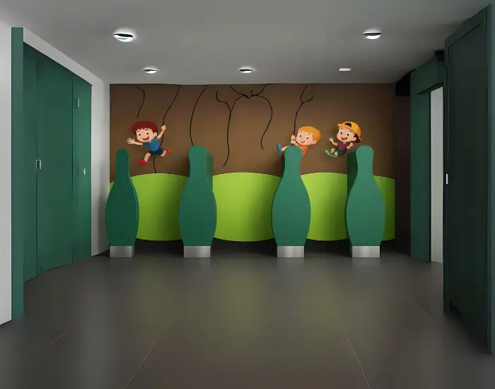 Kids Restroom Partitions