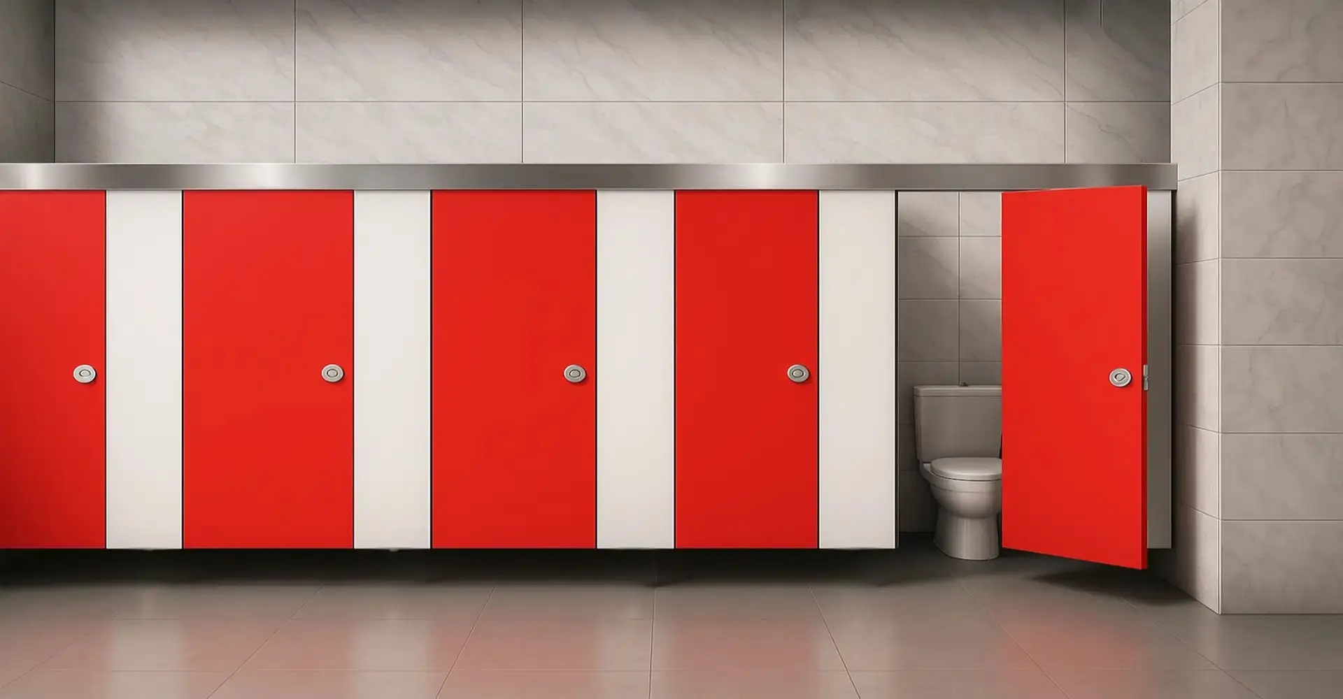 Public Restroom Partitions