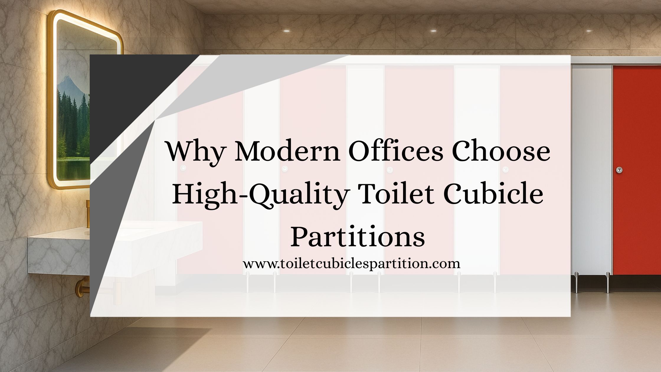 Toilet Cubicle Partition